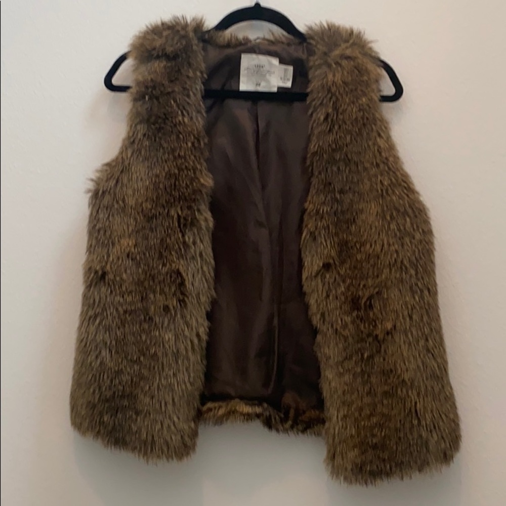 H&M fur vest